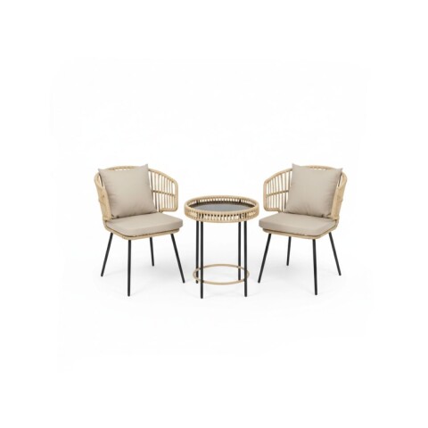 JGO MESA C/SILLON BEIGE 3PZAS Unica