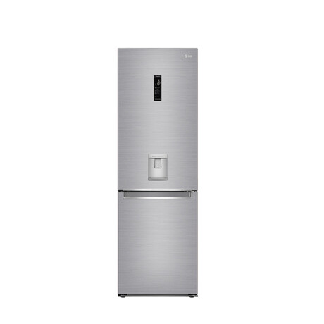 Heladera LG GB37SPP Inverter <br /> con Dispensador 336 Litros Gris Inox