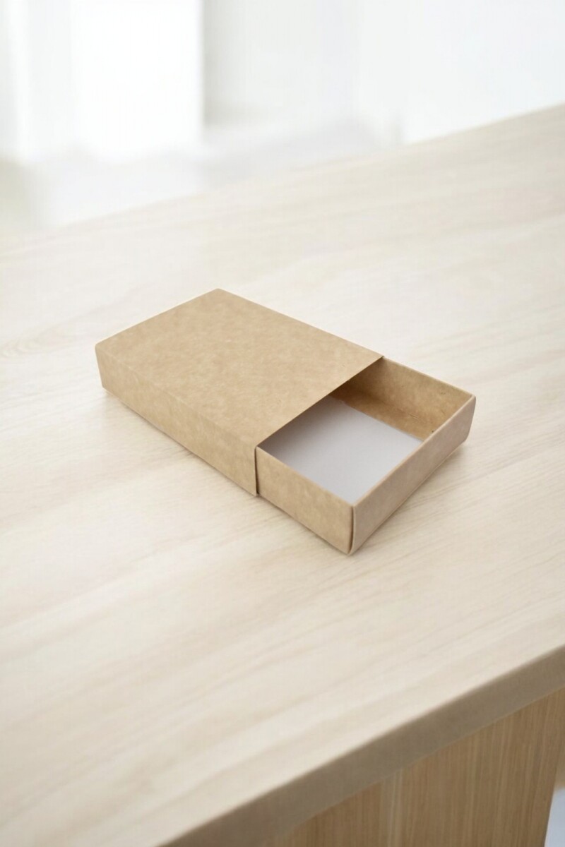 Caja tipo fosforo 10x14x3 cm - MADERA 