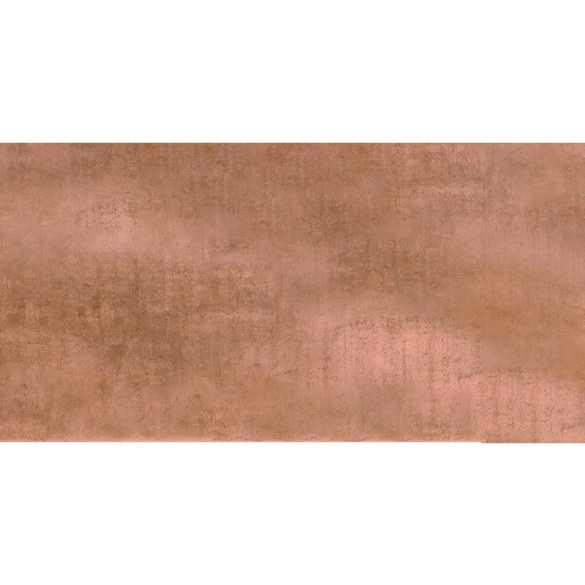 Cerámica Revestimiento 20X50 Brillo Marron Oxidos Metalicos 