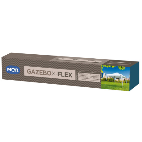 Gazebo MOR X-Flex Oxford 3X3 Blanco
