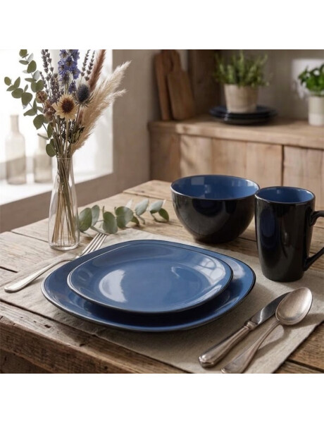 SET16PZAS STONEWARE D26.5-19.5-15/325ML BALI BLUE SET16PZAS STONEWARE D26.5-19.5-15/325ML BALI BLUE