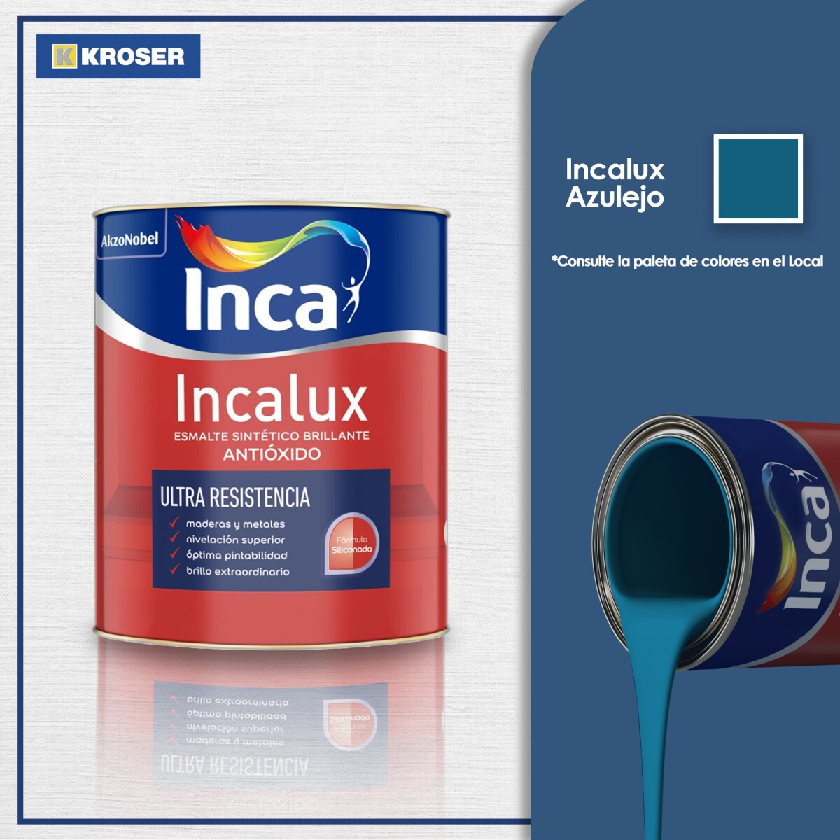 INCALUX AZULEJO 4L INCA — Kroser