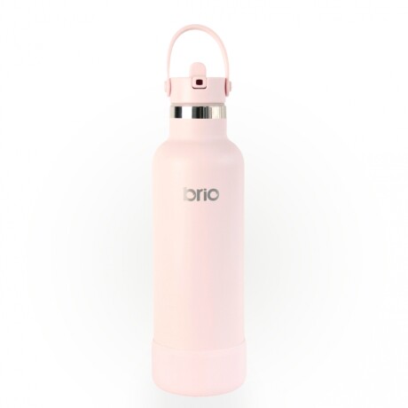 Botella En Acero Inoxidable brio 750ml Con Sorbito Y Manija Rosa