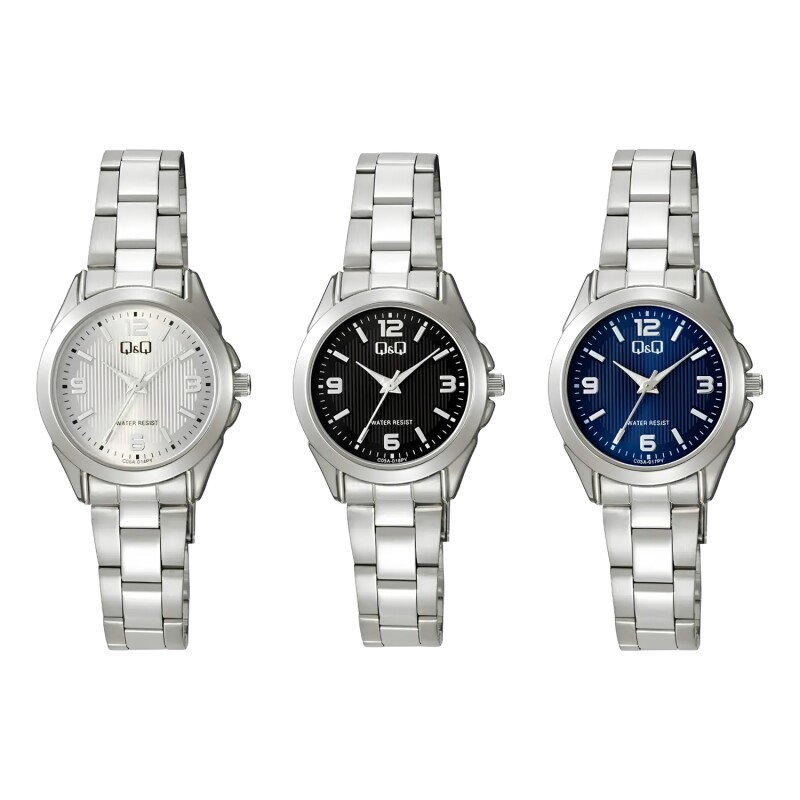 Reloj análogo Q&Q malla en acero Modelo C05A017PY Reloj análogo Q&Q malla en acero Modelo C05A017PY
