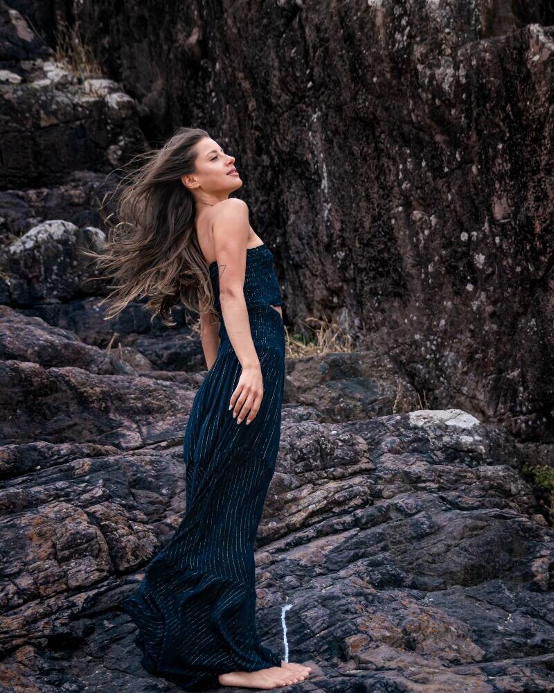 SET CADIZ NEGRO LUREX