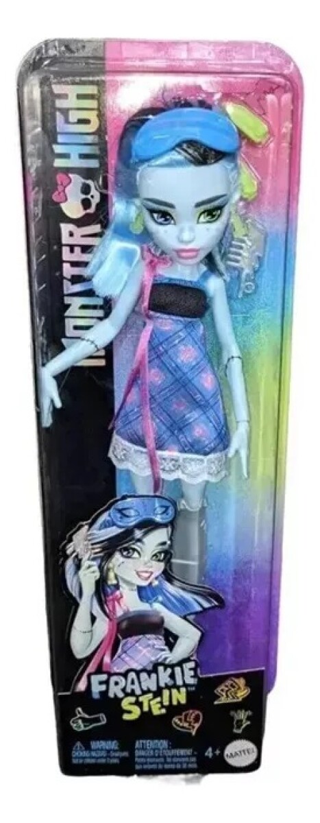 Monster High Muñeca Frankie Stein Pijamas Monstruosas 