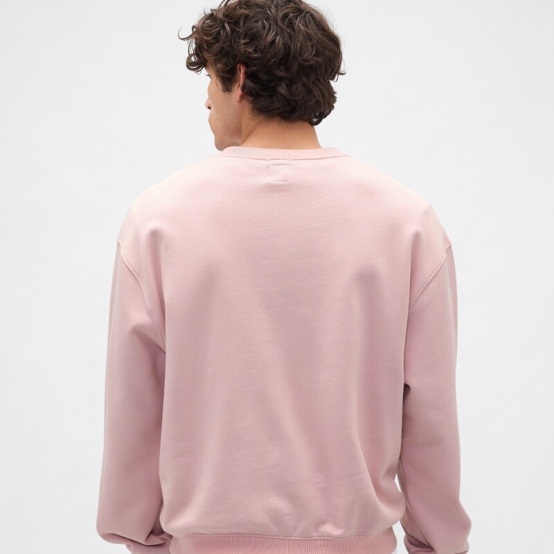 CORP LOGO CREW PURE PINK
