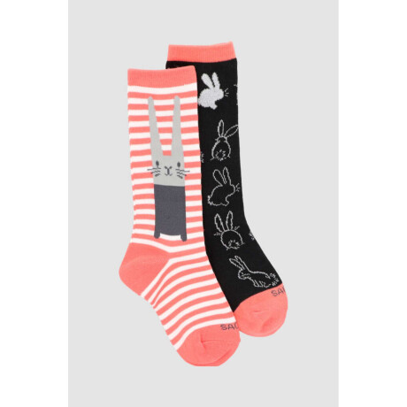 Pack x2 medias 3/4 infantil Estampado 1