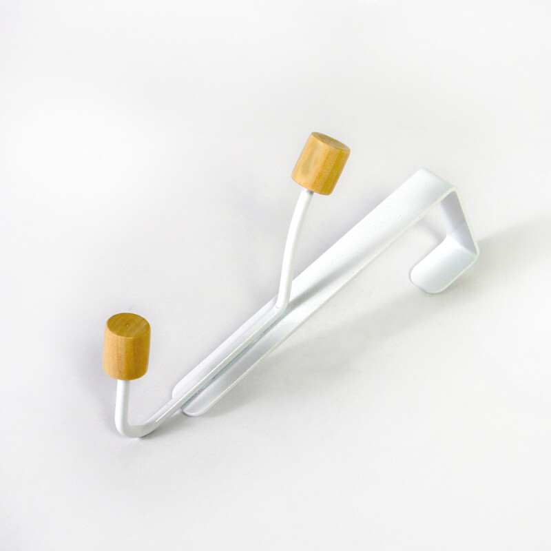 ORGANIZADOR METAL BLANCO C/2 GANCHOS 17CM Unica
