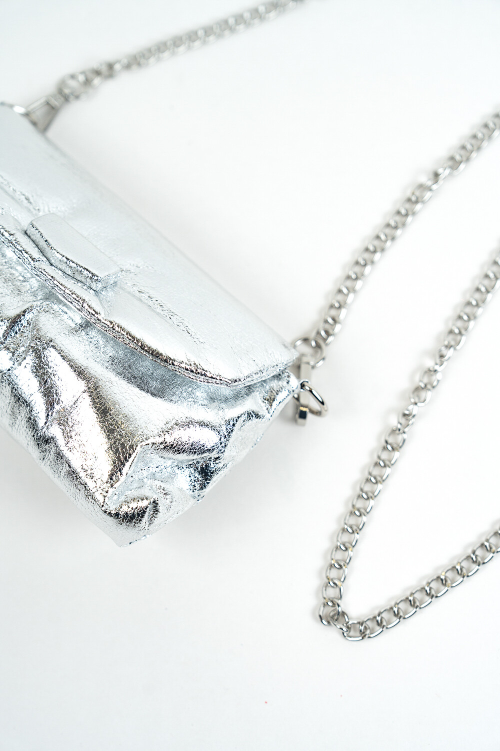 Cartera Charles Plateado