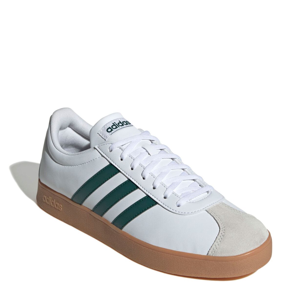 Championes de Hombre Adidas VL Court Base - Blanco - Verde - Gris 