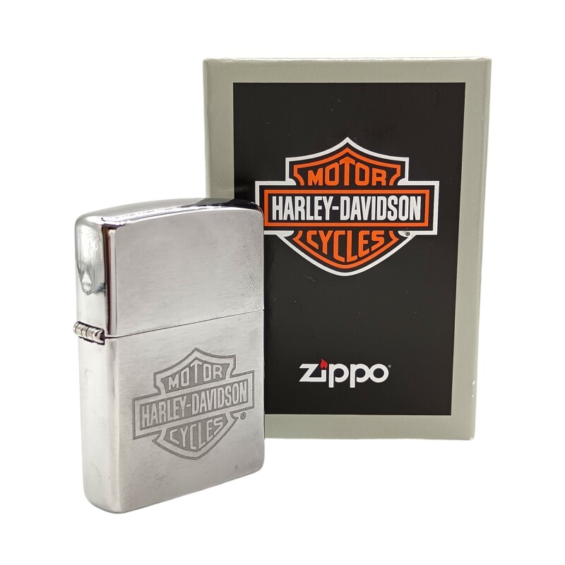 Encendedor ZIPPO 200HD H-D LOGO - ZP200H37 plateadouniforme
