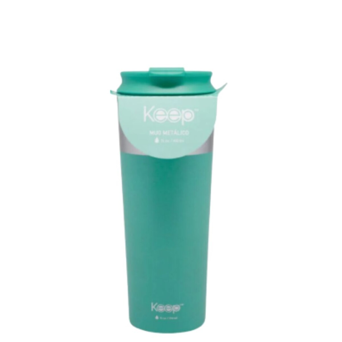 MUG METÁLICO KEEP Aqua