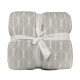 Frazada con Corderito 1 PLAZA Home Class 150 x 240 cm ARABESCO GRIS
