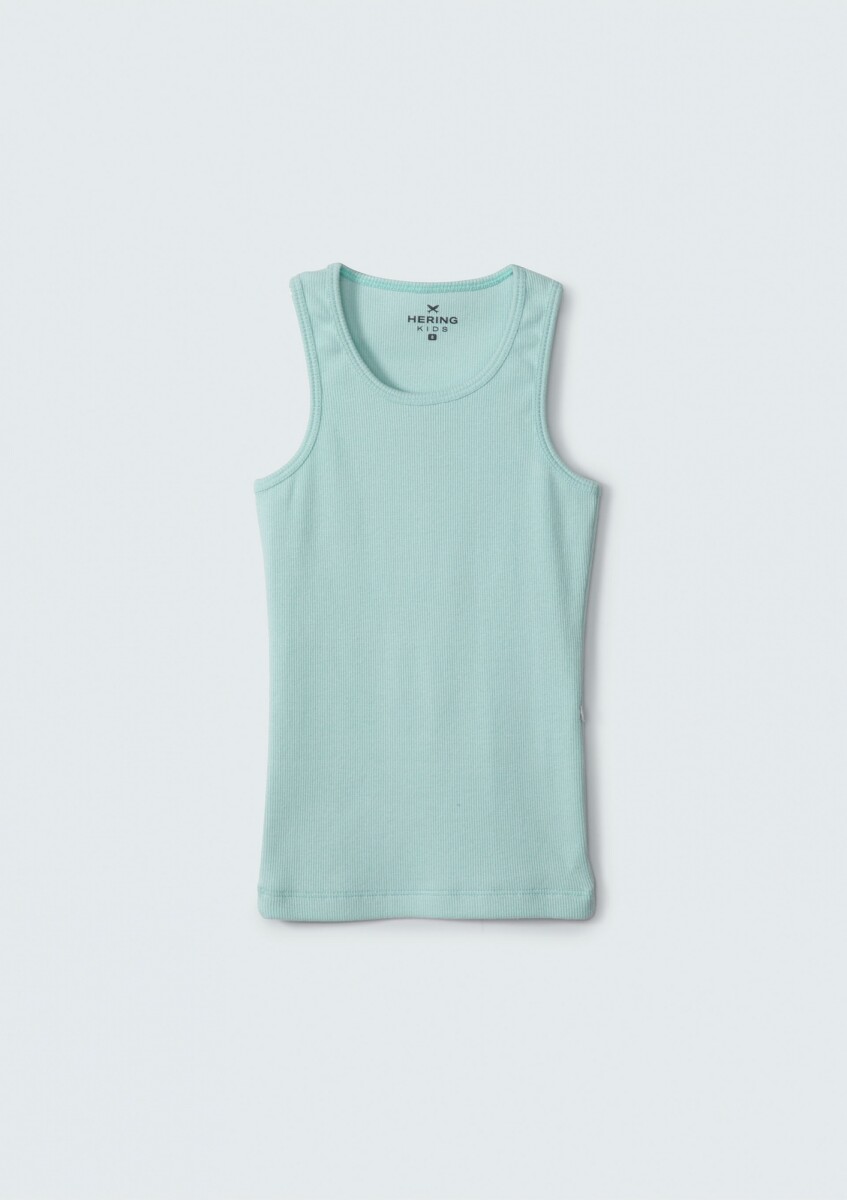 MUSCULOSA BÁSICA INFANTIL - VERDE 
