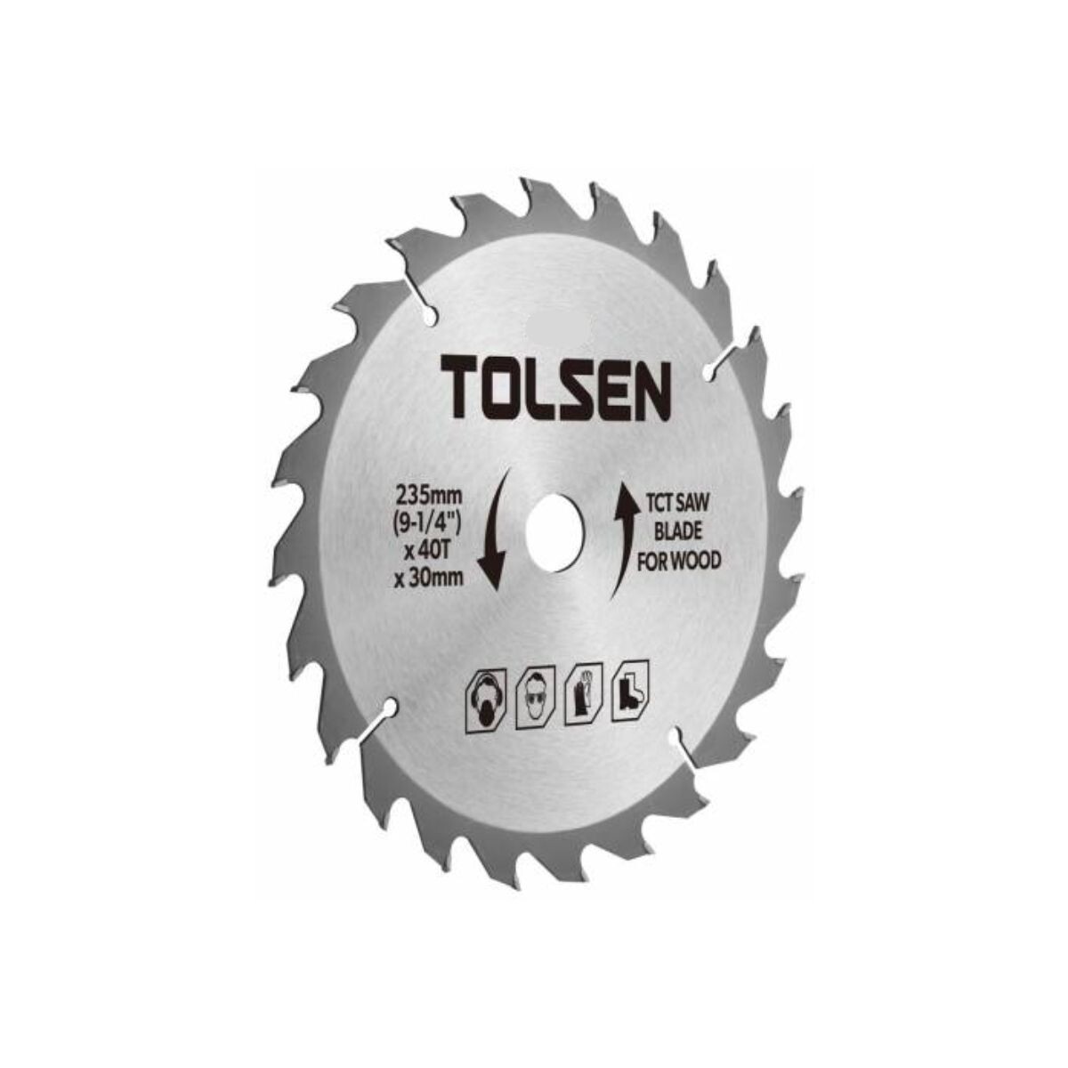 DISCO CIRCULAR MADERA 10" 254X30 40D TOLSEN Disco Circular Madera 10" 254x30 40d Tolsen