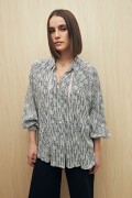 CAMISA ROWAN Negro/Blanco