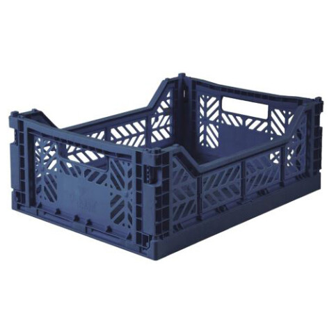 Caja organizadora plegable y apilable Chica Navy
