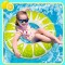 Flotador Inflable Piscina 90cm – Anillo Frutas Multicolor Lima