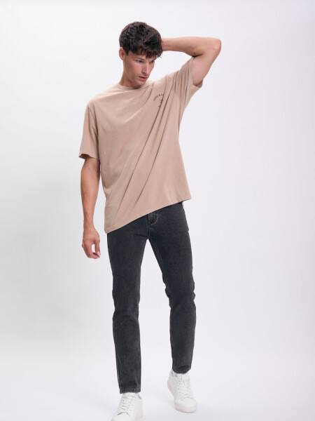 Pantalón jean slim Gris Oscuro