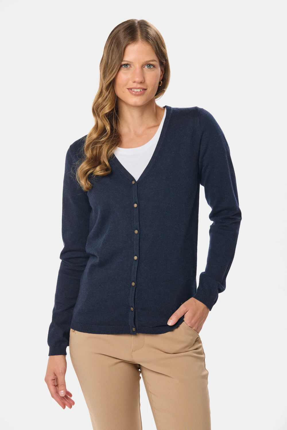 CARDIGAN CLÁSICO Marino