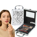 Valija De Maquillaje Chica Con Cosmeticos Incluidos Plateado