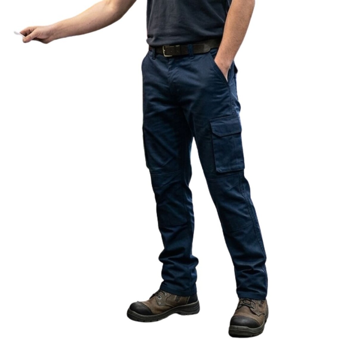 Pantalón brin cargo - Azul marino 