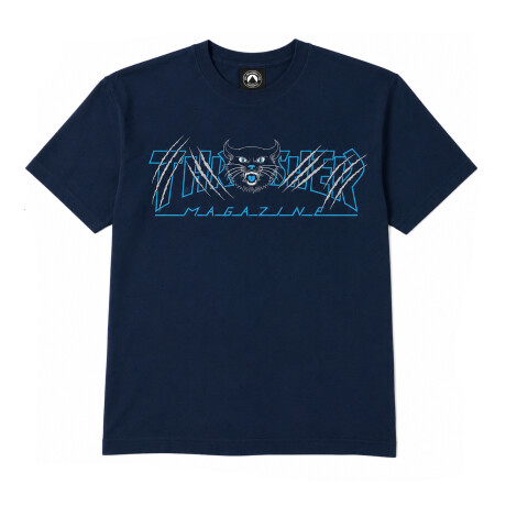 Remera Thrasher Gato - Azul Remera Thrasher Gato - Azul