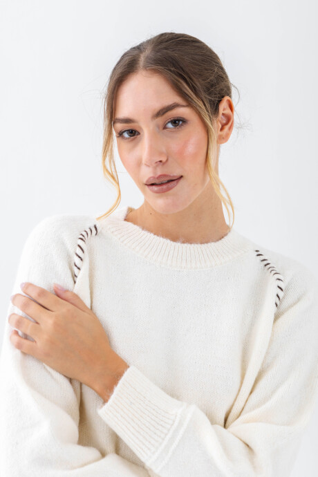 Buzo Ofelia Blanco