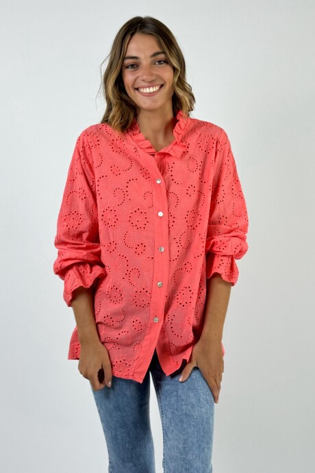 CAMISA TROPICAL Coral
