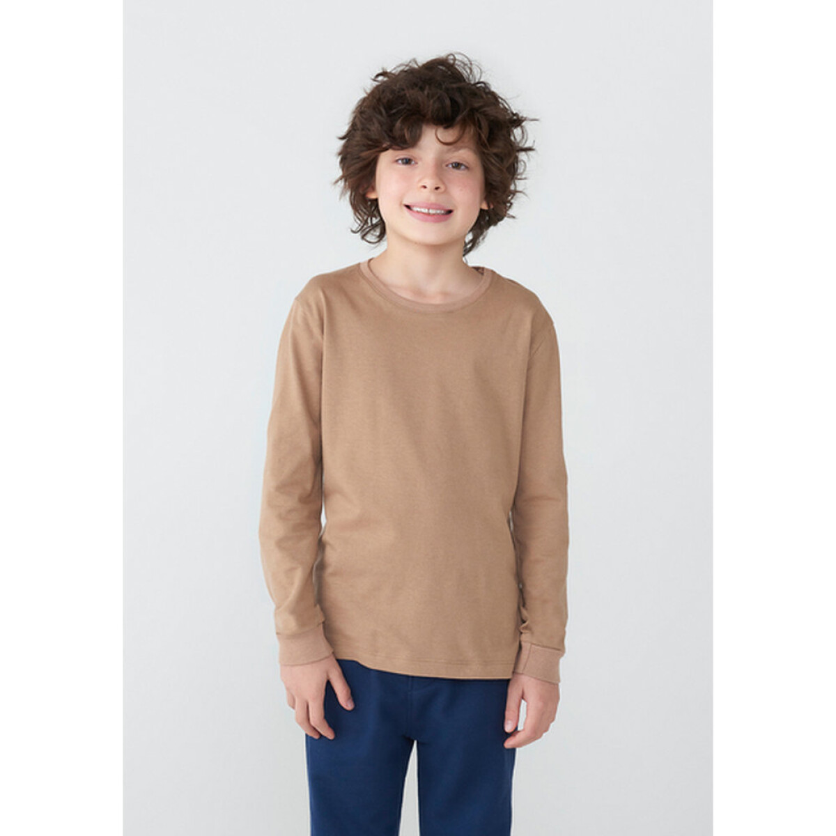 CAMISETA ML MASC - BEIGE 