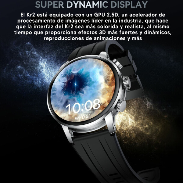 Smartwatch Kieslect Kr2 Pro Bluetooth Amoled SMARTWATCH KIESLECT KR2 PRO NARANJA DF