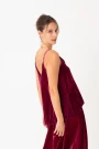 TOP BRETEL FINO EN VELVET Rosa