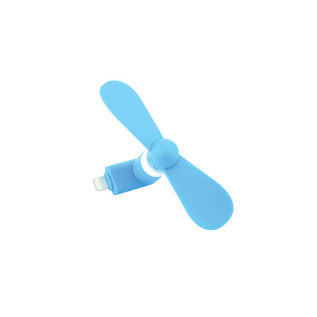 Mini ventilador para Iphone Celeste