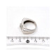 Anillo En Platino Con Importante Brillante Central Navette Anillo En Platino Con Importante Brillante Central Navette