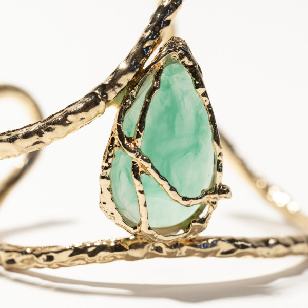 BRAZALETE BASHIRA DORADO BRAZALETE BASHIRA DORADO