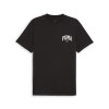 Remera Puma Squad Small Graphic Tee de Hombre - 681792 01 Negro