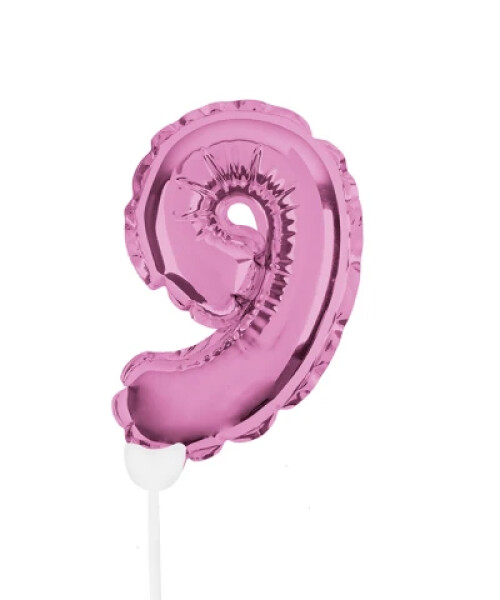 Mini globo rosa n9 Mini globo rosa n9