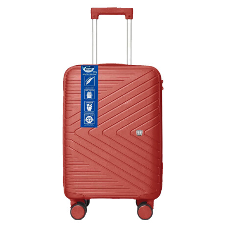 Set X3 Valijas De Viaje Rígidas 4 ruedas 20, 24 y 28 Rojo