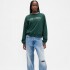 LOGO WEDGE PULLOVER DEEP HUNTER 505