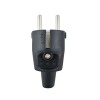 FICHA MACHO SCHUKO 2X16+T NEGRO FICHA MACHO SCHUKO 2X16+T NEGRO