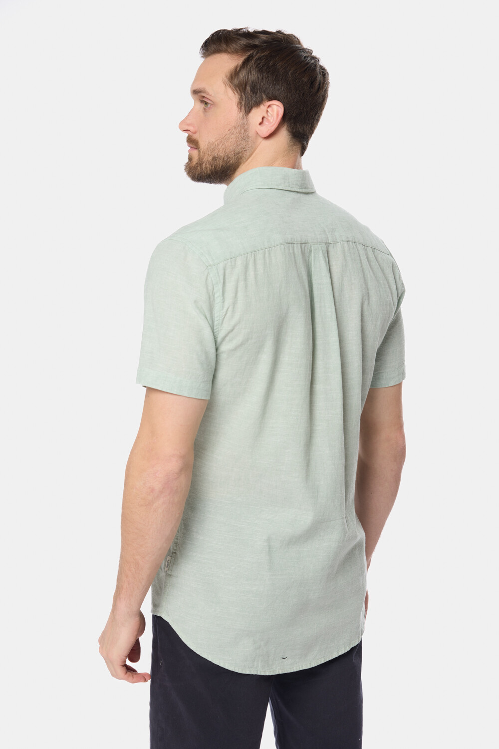 CAMISA DE LINO Verde