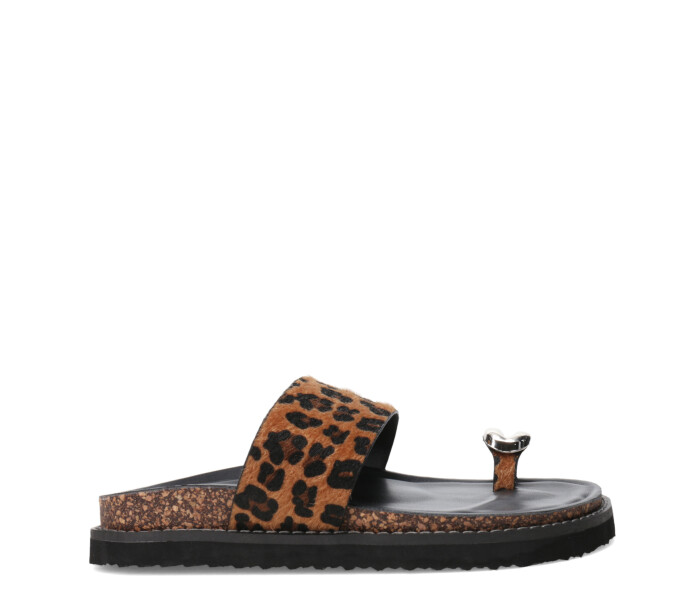 Sandalia LOFI con detalle de metal Animal Print