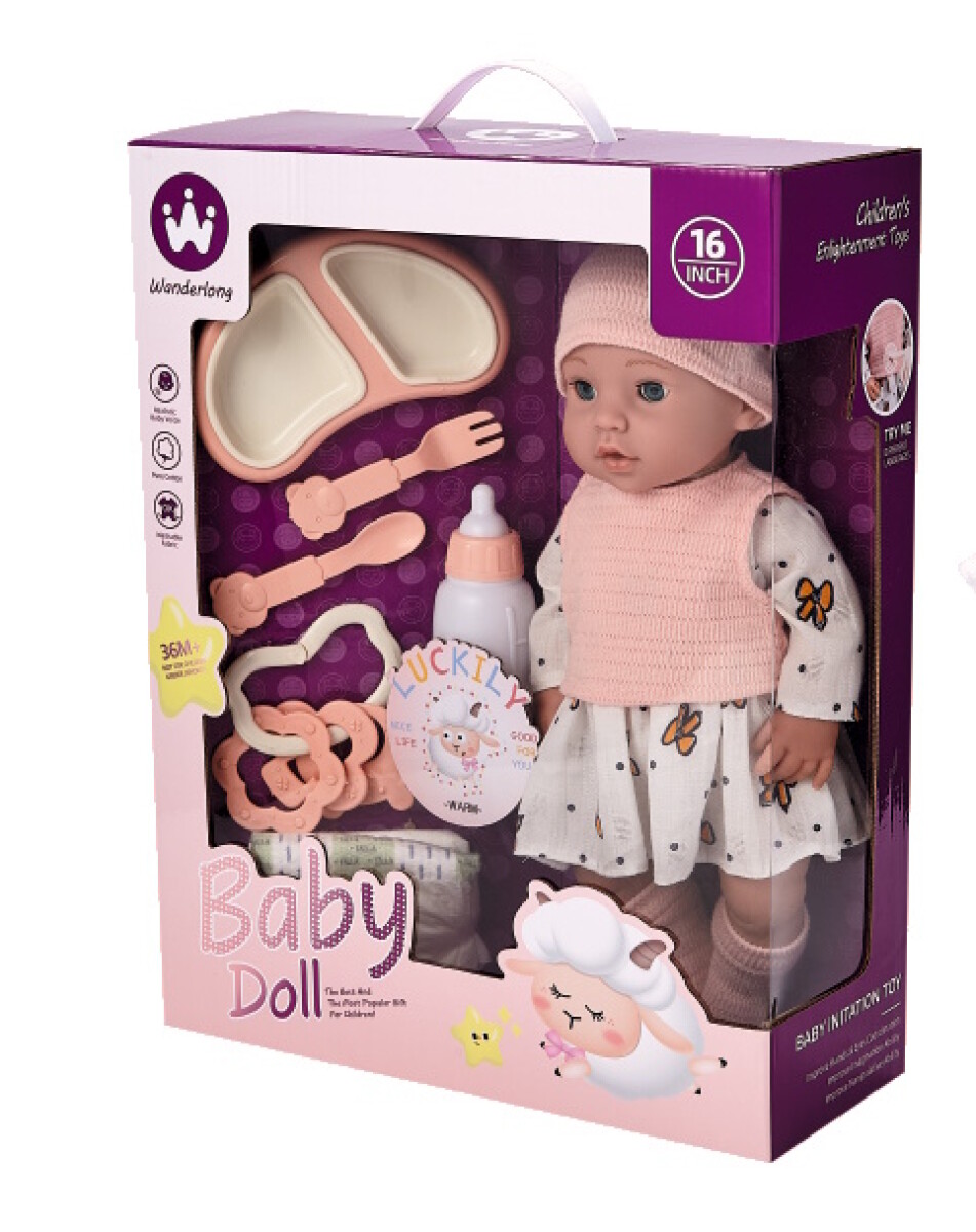 Bebote ,muñeca Newborn 41 cm con accesorios 