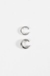 Set de dos earcuff shinny plateado