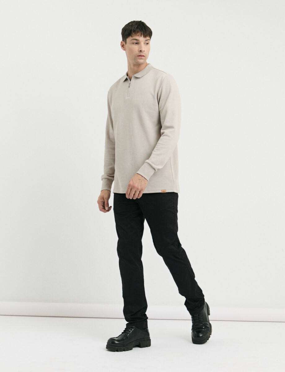 PANTALON HARRINGTON LABEL - Negro 