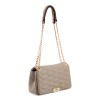 Crossbody Lamae Convertible Xbody Flap Pumice