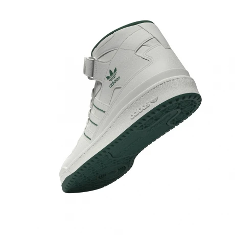 adidas FORUM MID cloud white/collegiate green/cloud white