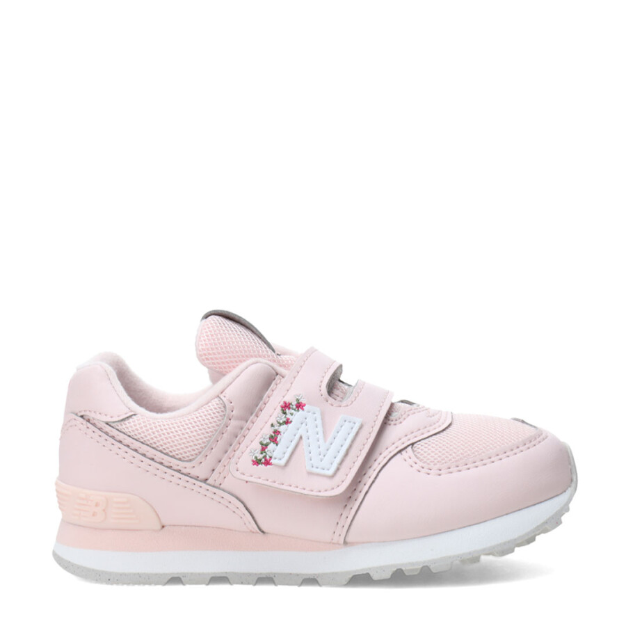 Championes de Niños New Balance 574 C/Velcro Rosado